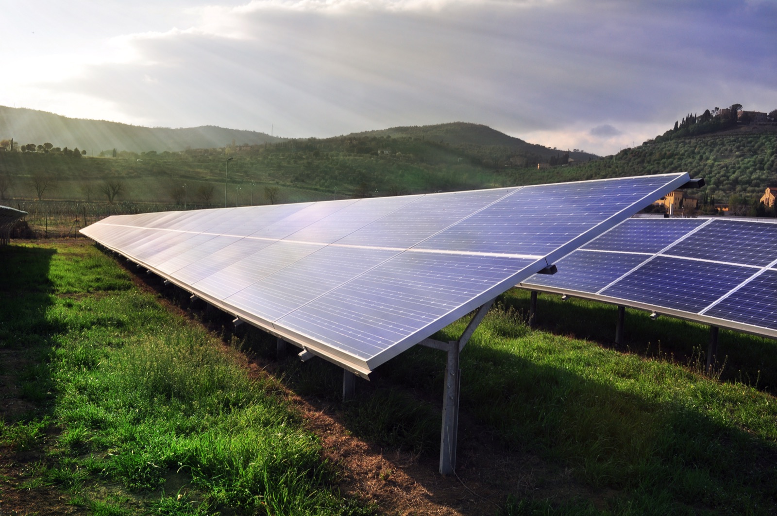 Utility-scale solar installation